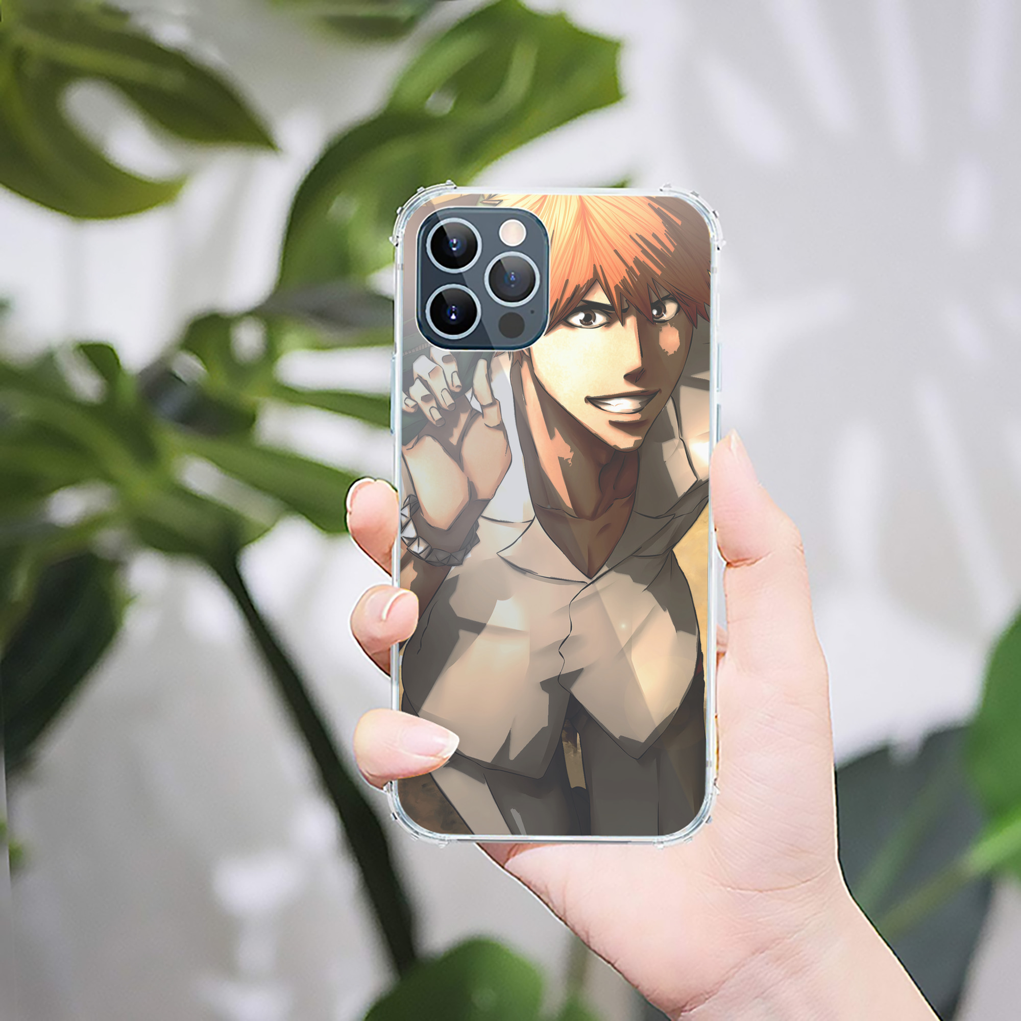 （画像用） ブリーチ BLEACH 【iPhone 12シリーズ対応】透明スマホケース（クリアソフトケース）